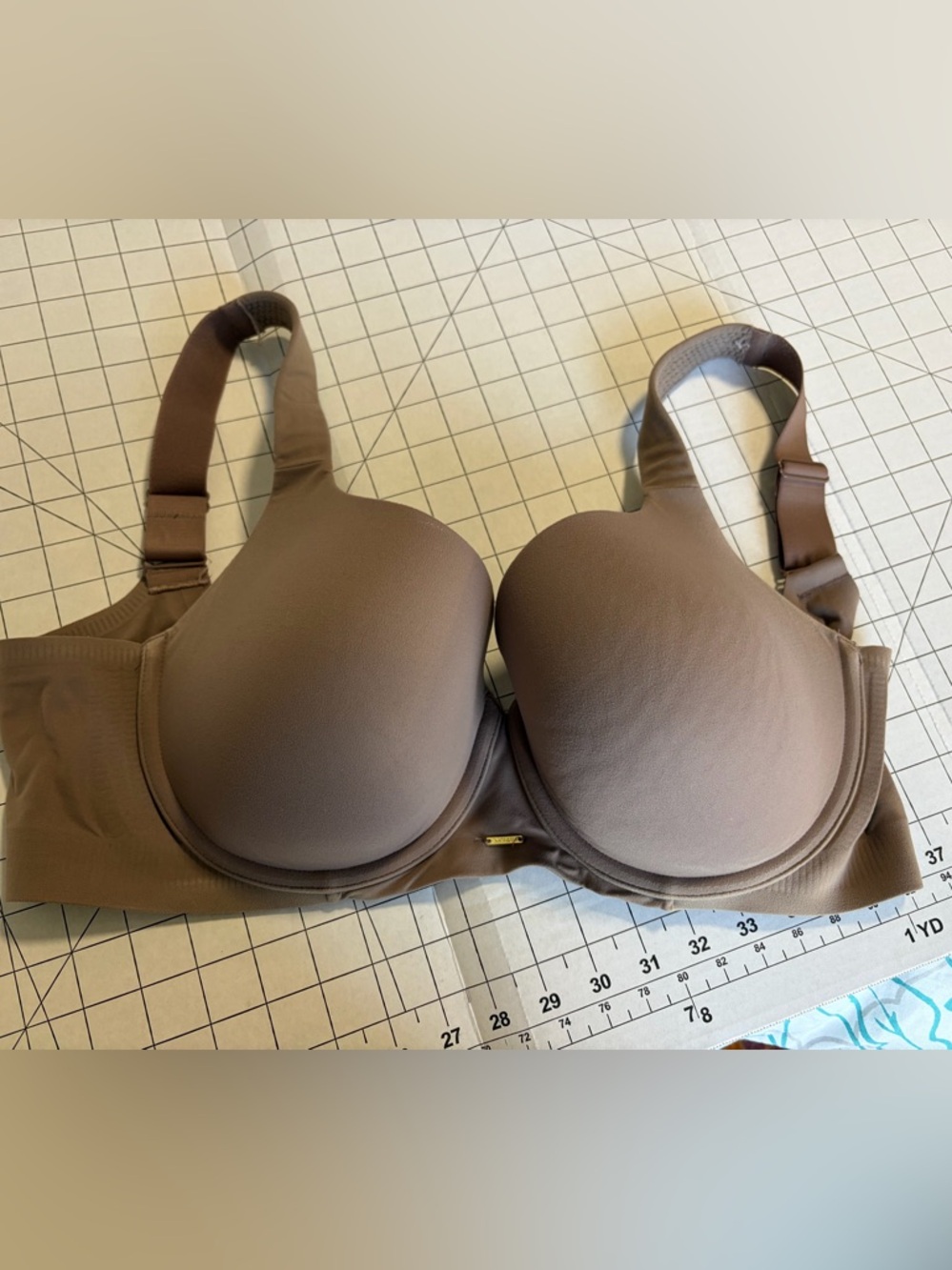 Cacique Smooth Molded T-Shirt Bra - Brown